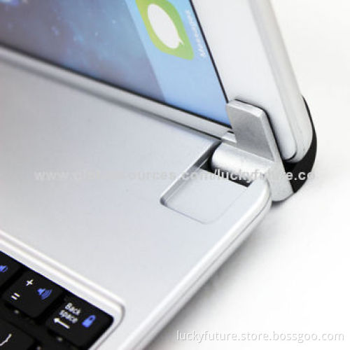 Portable and Dismountable Plug-in 64-key Bluetooth Connection Keyboard for iPad Air, Silver + Black